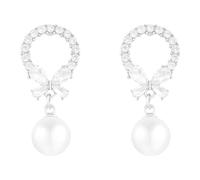 cfpqv Pearl Stud Earrings Feminine And Versatile Delicate Butterfly Earrings Light High End Geometric Earrings Borlas Pendientes Negro, talla única, Plástico, Sin piedra preciosa