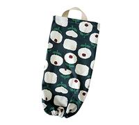 cfpqv Soporte de almacenamiento de bolsas de basura con estampado de flores, dispensador de almacenamiento de tela plegable, organizador de bolsas de basura para el hogar, almacenamiento de toallas