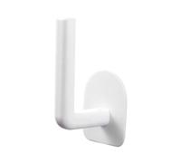 cfpqv Toallero de papel para debajo del armario de la cocina, soporte autoadhesivo para toallas de baño, organizador de cocina, fregadero de madera (blanco, talla única)