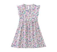 cfpqv Vestido infantil para niña, falda de seda, vestido de princesa, vestido de playa, 3, 14, historias de Adviento, 11 años, E, 11-12 años