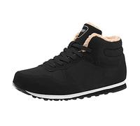 cfpqv Zapatillas de invierno para mujer, forradas, bajas, antideslizantes, para senderismo, trekking, invierno, cálidas, de felpa, para el trabajo, para el tiempo libre, para el tiempo libre, esquí y
