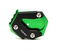 CFSJRXZ Soporte Lateral De Moto para Kawasaki para VERSYS 1000 SE 1000SE para VERSYS1000SE 2015-2023 Almohadilla De Soporte para Pie De Caballete Placa de Soporte para Caballete Lateral(Verde 1)