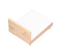 CFTGIW 1:12 Casa de Muñecas Cama Doble Muebles en Miniatura de Roble Decoración de Casa de Muñecas Accesorios para una de con Colchón Elegante Cada Cama en Miniatura y Doble en MiniaturaMini