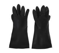 CFTGIW 1 par de Resistentes a Productos Químicos Látex Reutilizable Cómodo Protector Versátil Trabajo de Seguridad Guanteletes Largos para la Industria Minera Granja Jardinería B31?L Antebrazos