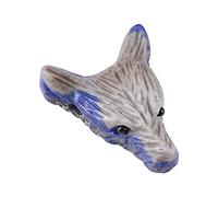 CFTGIW 1 Pieza Colgante en Forma de Lobo Piedra Lazuli Pequeño Adorno 4 Cm Diseñado como Forma Sp Colgante Encanto Lapislázuli Lobo de Piedra