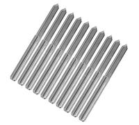 CFTGIW 10 Brocas CNC de 3,175 Mm para Tallar Madera, Fresa de Grabado de Acero de Tungsteno, 90 ° X 0,3 Mm, Limpieza Estable y Resistencia a las Rebabas de Grabado, Antiflexión, Abrasión de Espejo