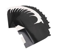 CFTGIW 10 Cajas Negras a Dos Aguas, Cajas de Recuerdos para Fiestas, de Papel Portátiles para Panadería con Asa para Fiestas de Cumpleaños, Bodas, Tales Postres de Juguetes Más diseñados. La Tienda