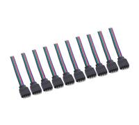 CFTGIW 10Pcs 4Pin Male Female Connector Wire Cable Convenient No