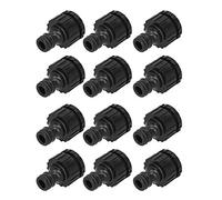 CFTGIW 12 UNIDS G1/2 G3/4 Rosca Hembra Grifo Adaptador de Manguera de Jardín Conector Reutilizable Accesorios Grifo Sellado Apretado Conector de de TuberíaAdaptador de MangueraAdaptador de Tubería