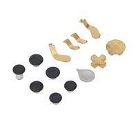 CFTGIW 13 PCS Controlador del Controlador Paddles D Pads D Accesorios de de Agarre con Textura Elegante para Series 2 Gold (almohadillas Estándar 6 Pastel de Pulgares Múltiples Pulgares de