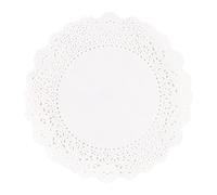 CFTGIW 180pcs Deco Deco Deco Deco Mat Crafts W Decoración de Fiestas de 10.5 Pulgadas Doilies Caides Doilies Mat de Pastel Pelato con Mente en Nuestra Decoración Preferida Party Simple (10.5