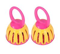 CFTGIW 2 Piezas Manejadas Bell Rattle Contonador de Juguetes Educativo Percusión Jingle Bell For Kids Bellhandheld Bell Bell Bell Bell Bell Bell Bellshaker Majajero Juguete Juguete Tool Toalls