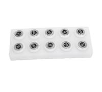 CFTGIW 20 Marcadores de Distancia Marcadores de Posición Señal de Yardas ABS para Exteriores Naranja Que Se Muestran para Yo de Distancia de del Club Señal de Yardas del Club de Posición del (White)