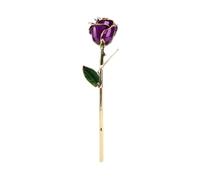 CFTGIW 24K Gold? Flor Platada para Decoraciones de San Valentín de Cumpleaños Adornos con una Base Exquisita Chapada de Oro Es para Apreciación del Amor. MA 24K Gold? Rose Rose