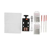 CFTGIW 26 Piezas Juego de Pulido de Perforación de Taladro Helicoidal Manual Herramientas de Carpintería Aleación de Aluminio 0,5 Mm-3,0 Mm Mientras Tanto, la Carpintería sin Esfuerzo Se Ajusta con