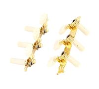 CFTGIW 3+3 Acrílico Clavijas de Afinación de Cuerdas de Guitarra Clásica Clavijeros de Afinación Gold The Tuned do con Piezas de Guitarra Clavijas de de de de
