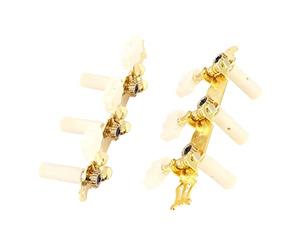 CFTGIW 3+3 Acrílico Clavijas de Afinación de Cuerdas de Guitarra Clásica Clavijeros de Afinación Gold The Tuned do con Piezas de Guitarra Clavijas de de de de