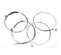 CFTGIW 4 Cuerdas para Viola La-1.ª-2.ª G-3. C-4. Entorchado Plateado-Enchapado en Acero con Extremo Diferentes Tipos Cuerdas para Viola ProdJuego de para Violín Niquelado-Cuerda con Extremo