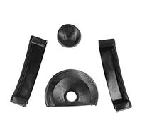 CFTGIW 4 Juegos de Almohadillas de Tornillo de Banco, Cubierta Protectora de Goma Suave, Kit de Herramientas de Accesorios Antideslizantes para Tornillos de Banco Pequeños Que Evitan Que Se