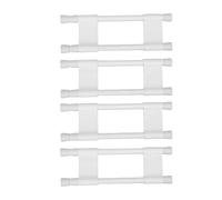 CFTGIW 4 Piezas Barra Doble para Refrigerador RV 40,70 Cm Ajustable para | 4 Piezas, Barra Doble para Frigorífico de RV 40 a 70 Cm Ajustable, Varilla de Tensión para Estante de Frigorífico de RV