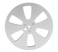 CFTGIW /4 Pulgadas Celete Vacío Reel Aleación de Aluminio de 7 Pulgadas Carrete de Sonido de Sonido de Carrete Abierto con 3 Orificios para Jugadores de a Gold Grey Grey Reel Diseil Use Vacá Cinta
