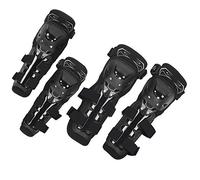 CFTGIW 4 Uds. Kit Reflectante de Rodillera y para Motocicleta, Almohadillas Protectoras Anticaída para Mantener el Calor, Duraderas, Rodilleras y Coderas de Calidad, Equipo de Soporte para Montar