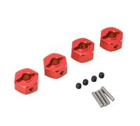 CFTGIW 4pcs RC Wheel Hex Adaptador de Bosque de Aluminio Profesional Aleación de Aluminio de 12 Mm Hex Boscos de Transmisión para Accidentes de Control de Control Remoto Aluminum It No Strong T RC