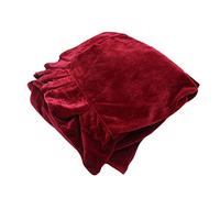 CFTGIW 5 Colores de Moda Pleuche Vertical Completo Piano Cubierta Antipolvo Instrumentos Accesorios Decoración Uso Suave Transpirable Suave Material Completo de 1 Hecho Es Pleuche Cubierta de (rojo)