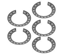 CFTGIW 5 Pegatinas para Agujero de Sonido, 39 Pulgadas, Herramientas Redondas de Protección para Guitarra Clásica, Tablero de Protección de PVC, Pegatina para Agujero de Sonido, Pegatina para de para