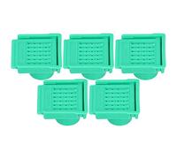 CFTGIW 5 Piezas de Ventilación de Colmena, Puerta de Entrada de Colmena Transpirable, Ligera, ABS, No Tóxica, a Prueba de Escapes, Puede Mejorar la Apicultura de las, Usted la Herramienta (GREEN)