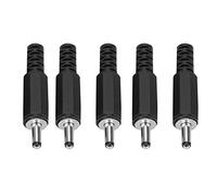 CFTGIW 5pcs .3 Mm X 3.5 Mm DC Macho CC Enchufe el Adaptador Coaxial del Conector Coaxial de Diferentes diseñO. Estructural O Encendida Enchufe Plugdc Plug1. X .5 Enchufmale DC Alimentador Enchiptc