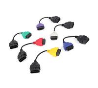CFTGIW 6 Color Auto Conector Diagnóstico Adaptador Accesorio de Cable DC 12V Ajuste para el de Conector de Diagnóstico CableObd2 CableObd2 para Cable de JeepObd2