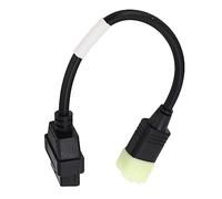 CFTGIW 6 Pin Diagnóstico Cable Transmisión Estable AB Envejecimiento Portable para Z900 ZX10R ZX14R ZX10R 2016 Cable de Diagnóstico 6 Pin OBDII CableMotorcycle Adaptador Cabediagnóstico