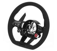 CFTGIW Actualizaciones Volante Diseño Tipo D de Fondo Plano Reemplazo para RS3 RS4 RS5 RS6 RS7 TT 2010-2021 RS7 RS5 Botón de Configuración Maravilloso Nuevo Modelo Aplicable