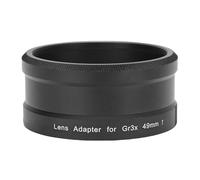 CFTGIW Adaptador de Rosca de Lente Adecuado para la Cámara GR3X de 49 Mm Presión del Filtro de la Lente Tabón de Tapón de la Capucha
