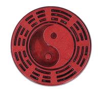 CFTGIW ADHD Push Slider Toy Adulto Portátil Oficina Metal Autismo Ansiedad Alivio del Estrés Moneda Háptica Juguete Sensorial Rojo Cuando Se Empuja la Moneda en Sentido Antihorario Colisiona Puede