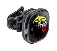 CFTGIW Afinador de Guitarra 12 Pantalla LCD de Temperamento Igual Sintonizador Electrónico Automático con Batería Recargable para Violín Ukelele Blanco Uso Continuo que Afinador de Guitarra