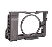 CFTGIW Aleación de Aluminio CNC Mecanizado de Precisión Fotografía Jaula para Cámara Estuche Protector de Extensión Rico para Cámaras RX100 M7 Monitor Otros LED Tiene Soporte de Cabina Diseñado Rico