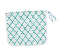 CFTGIW Alfombrilla para Cambiar Pañales para Bebés, Almohadilla para Pañales Multifuncional para Bebés, Cubiertas Impermeables para Orina, Geometría Verde, Limpia Más Fácil y Siempre Tu Alfombrilla