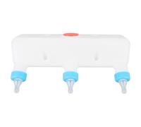 CFTGIW Alimentador de Cordero con 3 Pezones Dispositivo de Alimentación de Lechones para Lactancia de Animales Equipo de Bebida de Granja para Animales Pequeños La Alimentación Es Materiales Esta