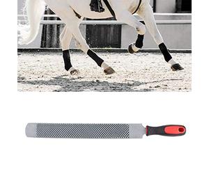 CFTGIW Archivo de Corte de Caballo de Acero de Alto Carbono de Alto Carbono Rasp Herramienta de Herradura de Doble Cara Firma de Servicio de Hecho de Caballos de Archivos Rasphorse Hoof Rasphorse Hoof