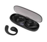 CFTGIW Auriculares 5.4 Auriculares Deportivos con Pantalla de Potencia LED 42h para Ciclismo en Bicicleta con el Auricular de Entrenamiento Que Diseñe la Inmersión en (Black)