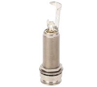 CFTGIW Bajo de Guitarra/4 Pulgadas Reduce el Ruido Enchufe de Salida de Cilindro de Metal para Guitarras Eléctricas Bajos Cable de Instrumento de Color Ni con Conector de Bajo de GuitarraConector de