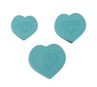 CFTGIW Bandejas de Pintura de Diamantes de Imitación, Nuevo Juego de Herramientas de Almacenamiento de Cribado Multifuncional con Forma de Corazón de Amor, Color Morado, Número 2, Completo, Bandejas