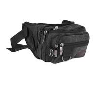 CFTGIW Bolsa Informal de Cintura Múltiples a Gran Capacidad Men M Fanny Pack para el Festival de Deportes Entrenamiento de la Mañana Corriendo Bolsa de Cintura Negra para Hombres Bolsa de Cintura