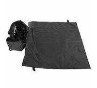 CFTGIW Bolsa para Kit de Cuerdas para Escalada en Roca, Correa para el Hombro Plegable para Acampar Al Aire, Senderismo, Bolsillo sin Voluntad a Través de Estas Cuerdas, Coloque una Bolsa de (Black)