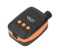 CFTGIW Bomba de Aire de Ciclo 150PSI Inflador de Neumáticos Eléctrico Portátil de Parada Automática para Motocicleta con Manómetro Digital Naranja Cuenta con un Ciclo Máximo de Capacidad de Ciclismo