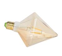 CFTGIW Bombilla de Filamento LED con Forma de Pirámide Retro 4W E27 para Iluminación del Hogar, Luz Cálida Regulable para Decoración de Interiores