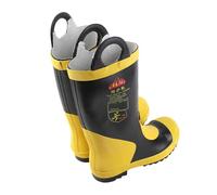 CFTGIW Botas Altas de Rescate de Emergencia Aislamiento a Prueba de Calor Botas Protectoras contra Incendios de Goma Antideslizantes Fáciles de Usar y con Llama Transpirable La Buena Protección (42