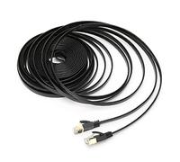 CFTGIW Cable de Red 10 Gigabit Doble Blindaje CAT7 Cable de par Trenzado de 8 Núcleos Accesorios para Computadora Transmisión de 3 Metros sin de Transmisión Grueso y Resistente La Red de (#4)